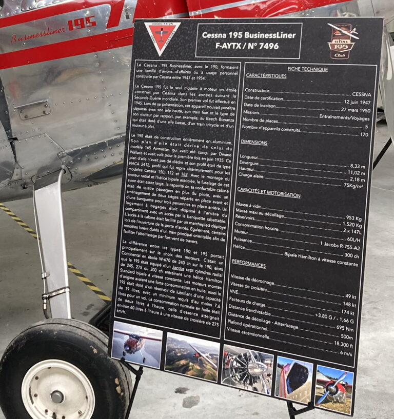 Cessna 195 "Coca-Cola", F-AYTX